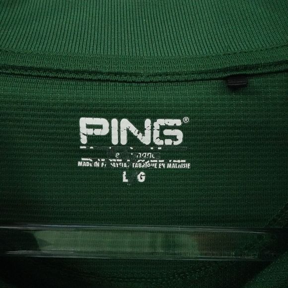 Baylor Bears Shirt Mens Large Green Ping Polo Golf Embroidered NCAA‎ College - Picture 3 of 12